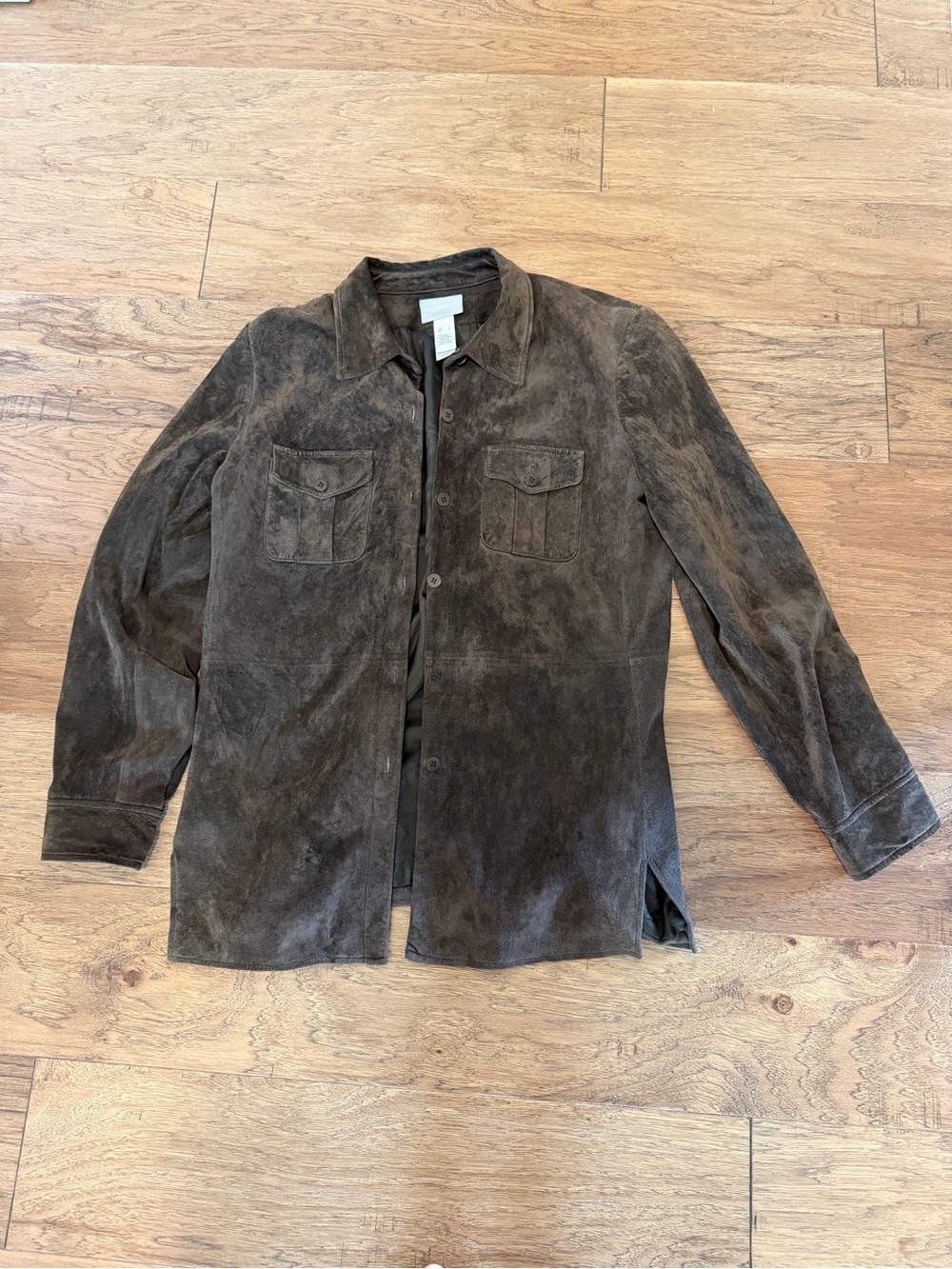 Liz Claiborne Brown Suede Jacket Large